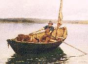 Man in a Boat Picknell, William Lamb
